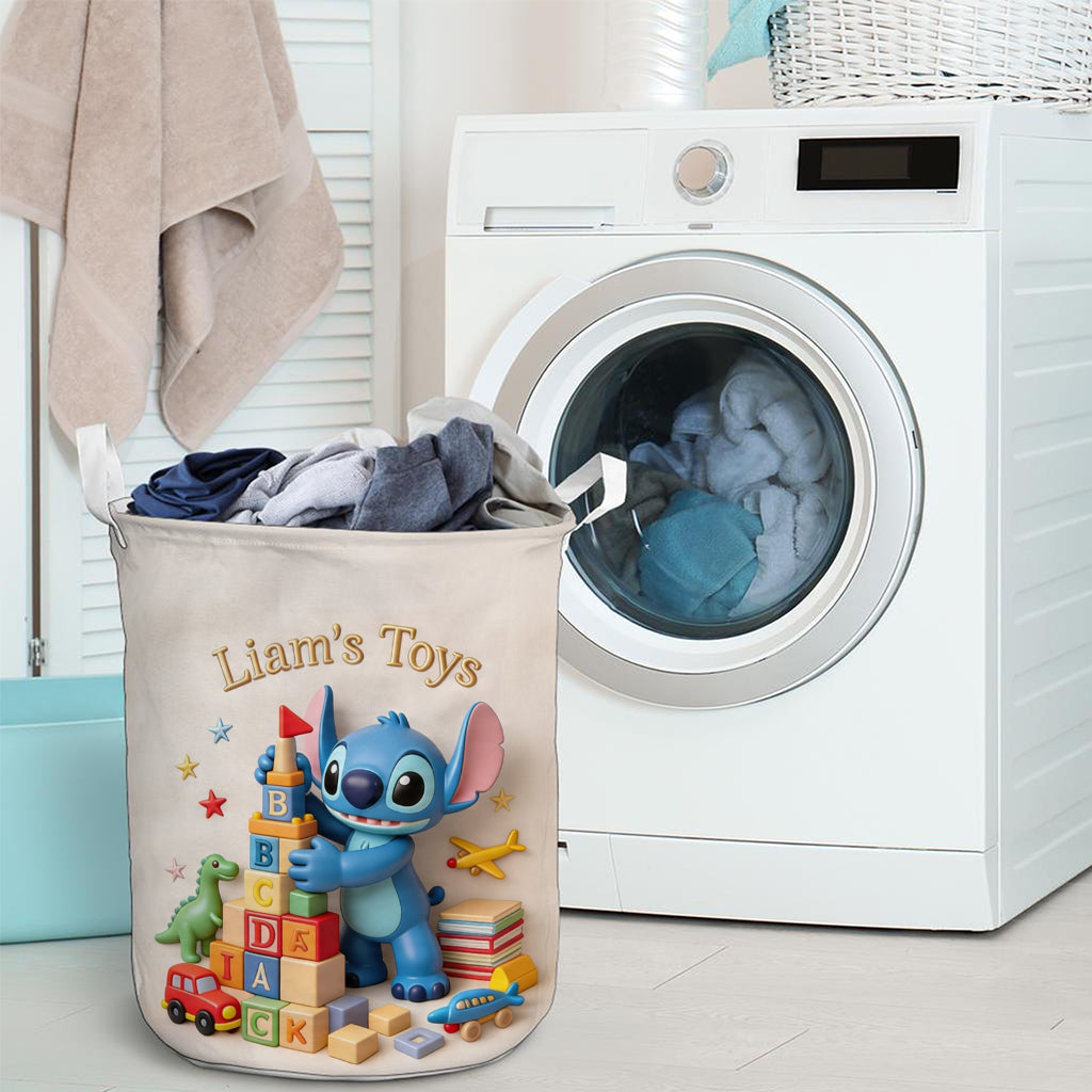 Toy Storage Basket - Personalized Ohana Storage Basket