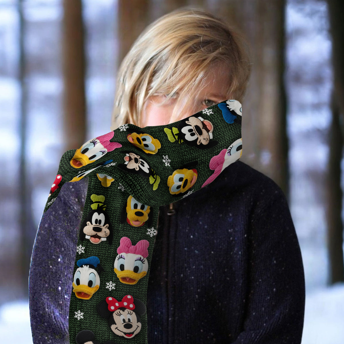 Magical Friends - Personalized Mouse Knitted Scarf