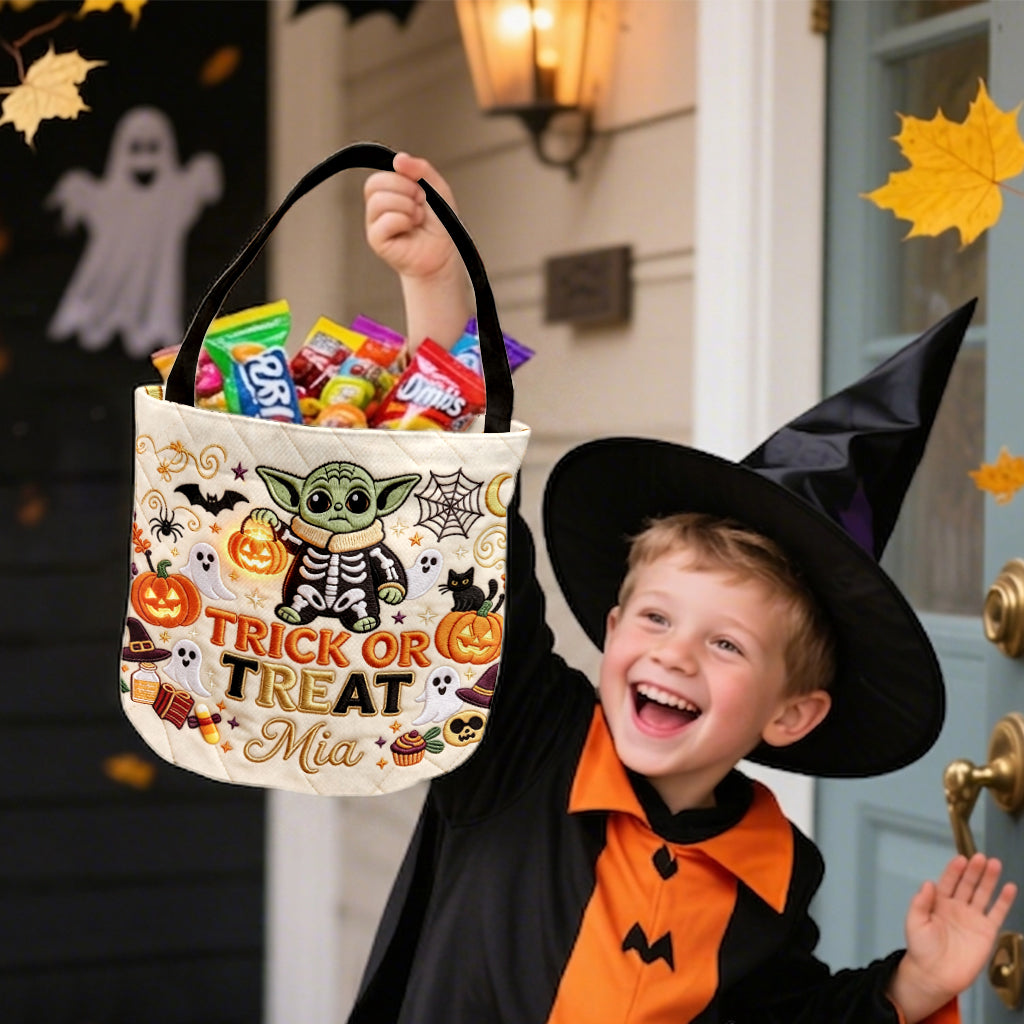 Trick Or Treat - Personalized The Force Canvas Bucket Bag
