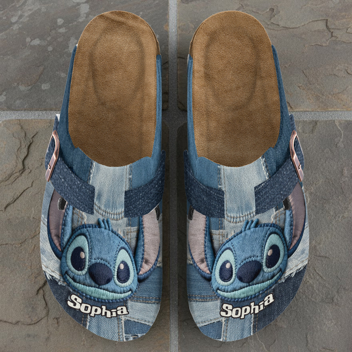 Blue Ohana - Personalized Ohana Clogs With Arch Support