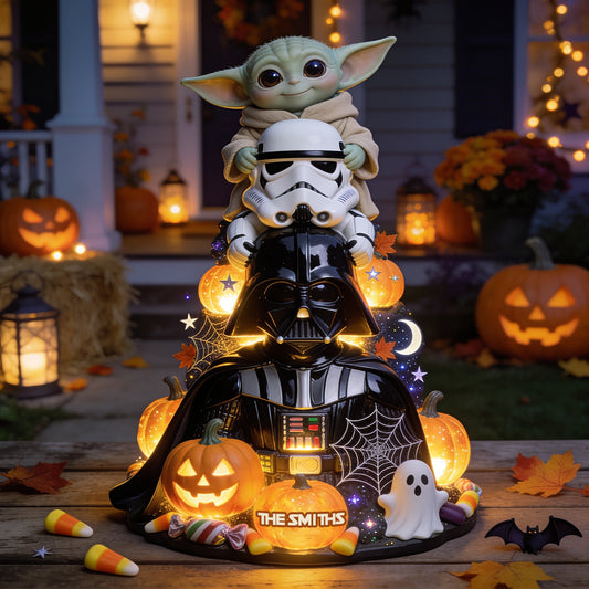 The Most Wonderful Time Of The Year - Personalized The Force Acrylic LED Night Light