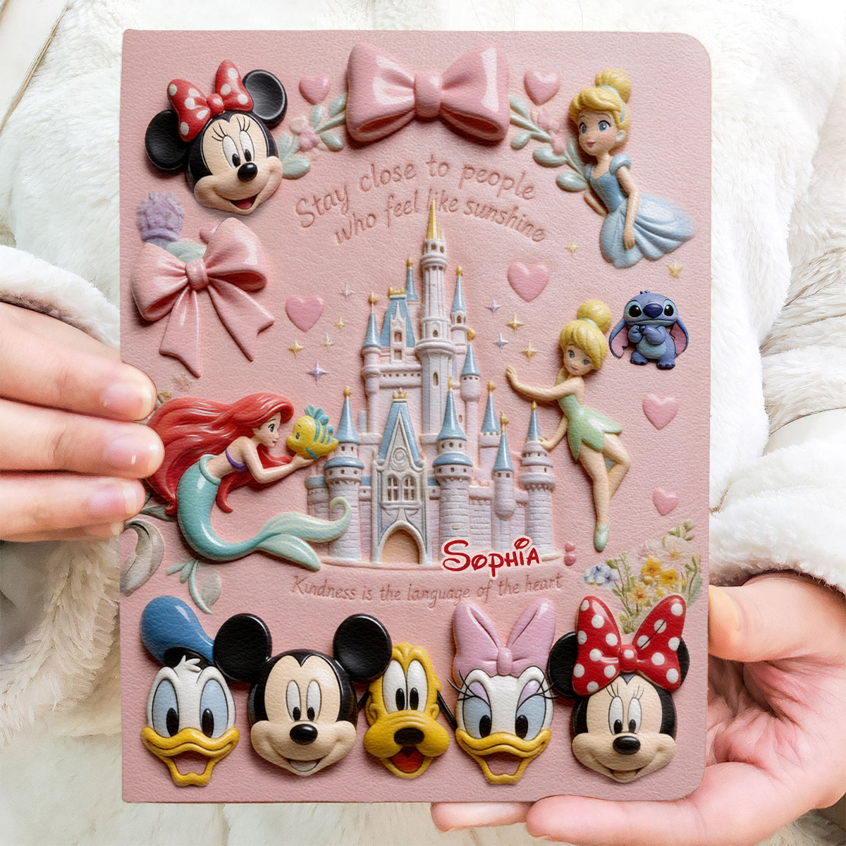 Magical Castle - Personalized Mouse Leather Journal