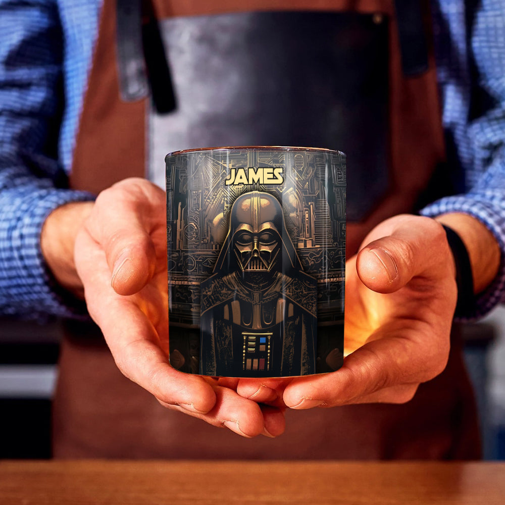 Hello Darkness - Personalized The Force Whiskey Glass