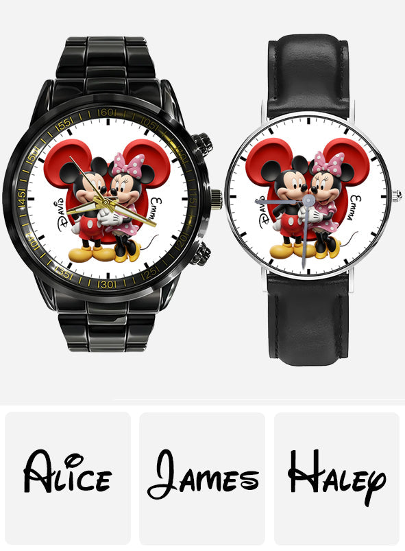 Couple Gift - Personalized Mouse Hand Watch