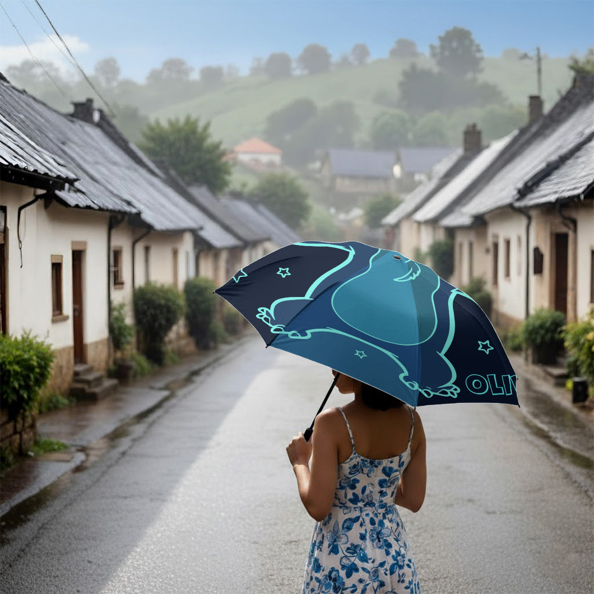 Alien Buddy - Personalized Ohana Umbrella
