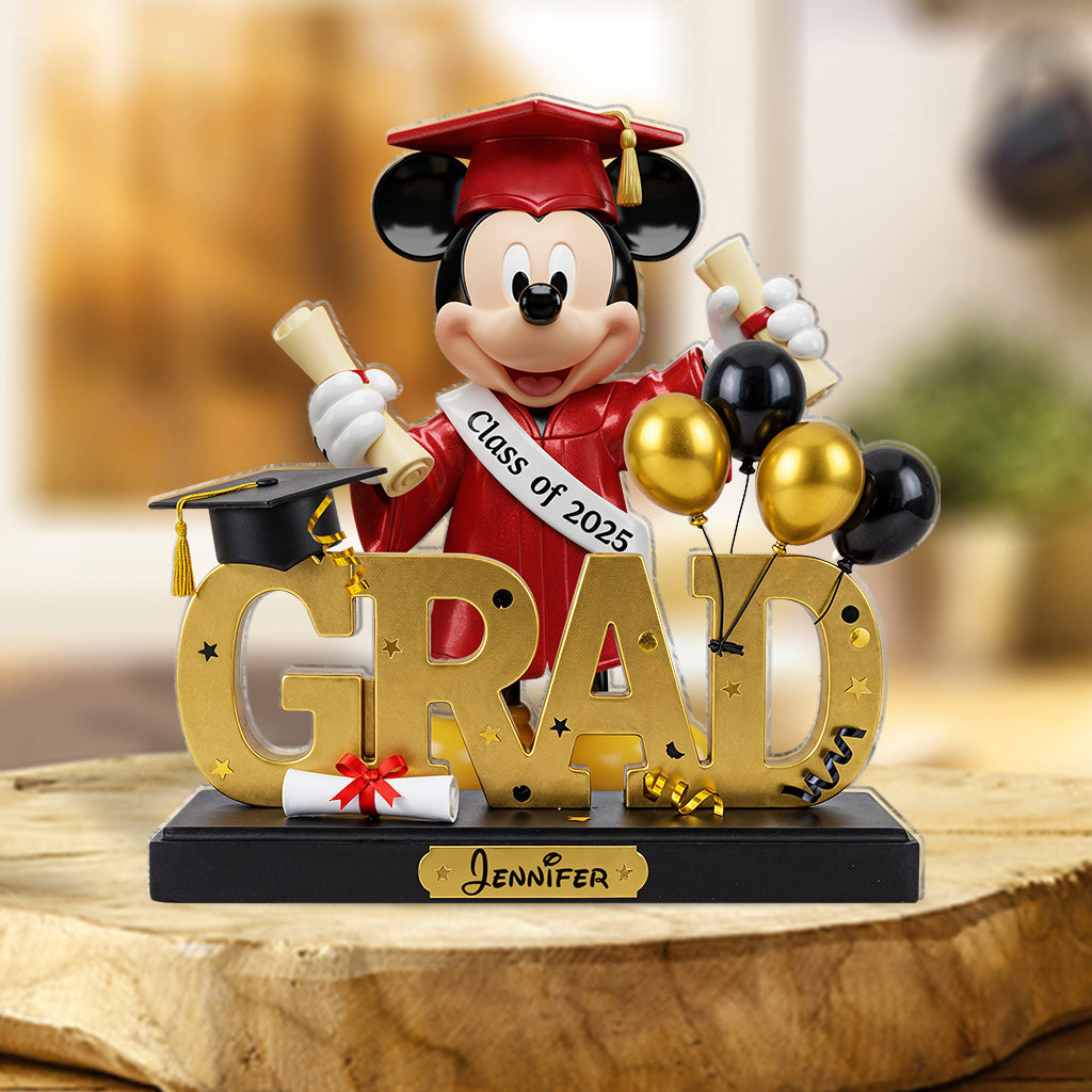Class Of 2026 - Personalized Mouse Custom Shaped Acrylic Plaque