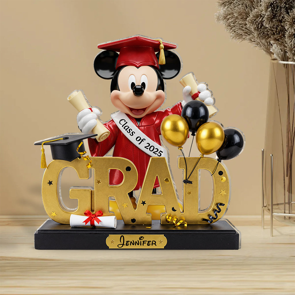 Class Of 2026 - Personalized Mouse Custom Shaped Acrylic Plaque