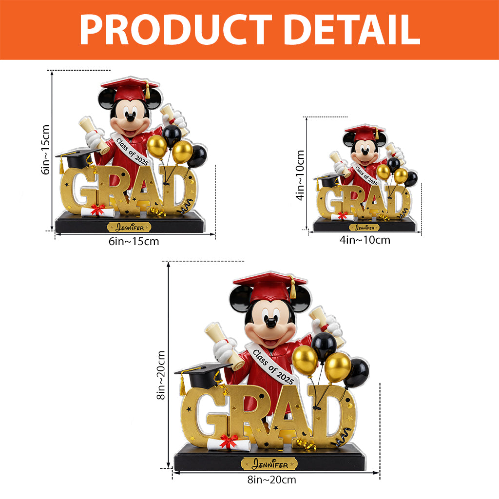 Class Of 2026 - Personalized Mouse Custom Shaped Acrylic Plaque