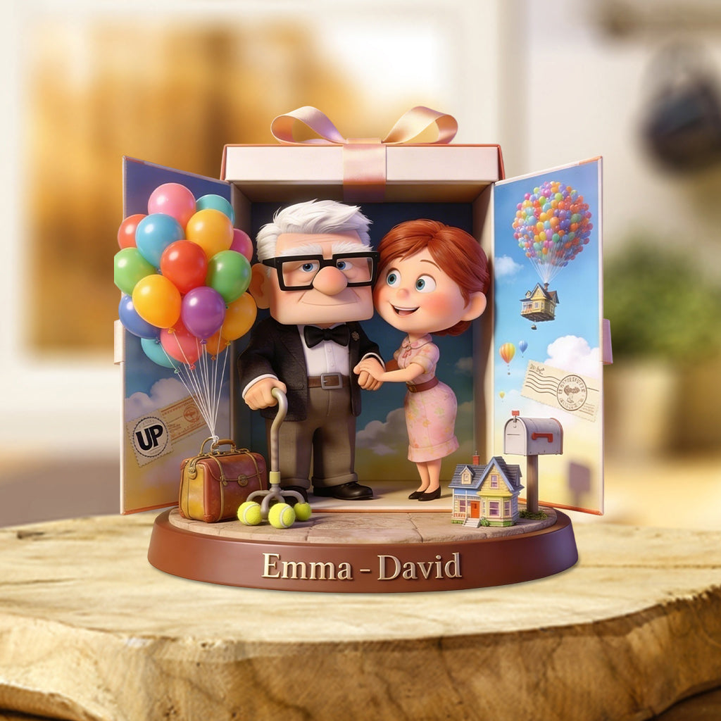 You Are My Greatest Adventure - Personalized Up Movie Couple Custom Shaped Acrylic Plaque