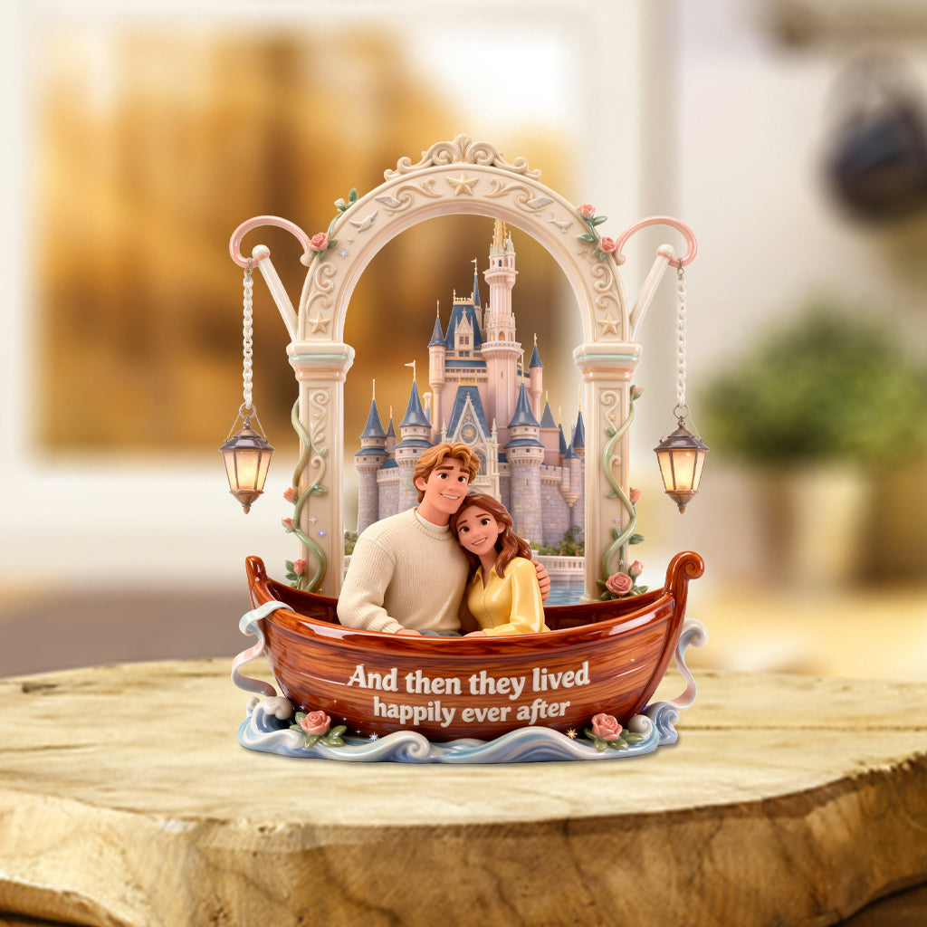Magic Castle Lovers - Personalized Mouse Custom Shaped Acrylic Plaque