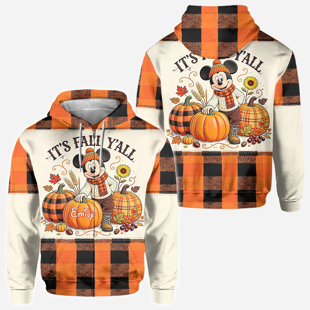 It's Fall Y'all - Personalized Mouse All Over Shirt