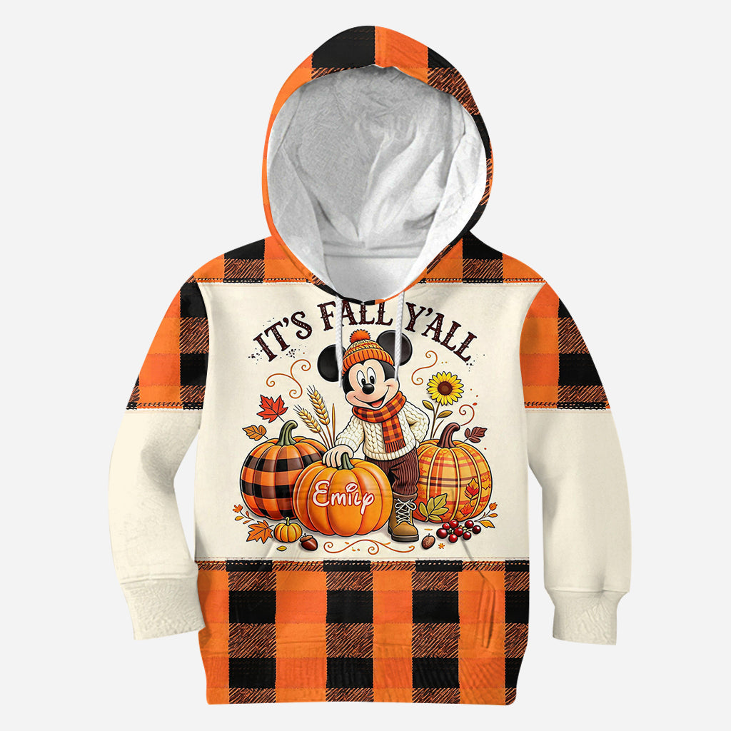 It's Fall Y'all - Personalized Mouse All Over Shirt