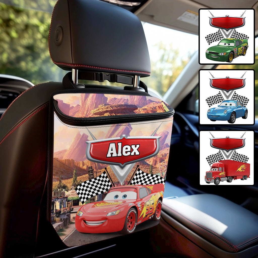 Faster Than Fast - Personalized Cars Portable Car Trash Can/ Organizer