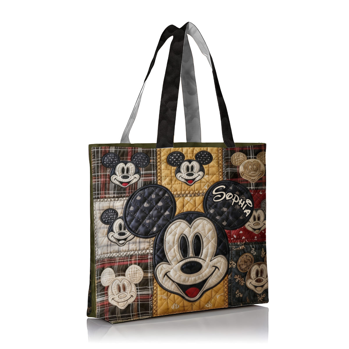 Magical Time - Personalized Mouse Quilted Tote Bag