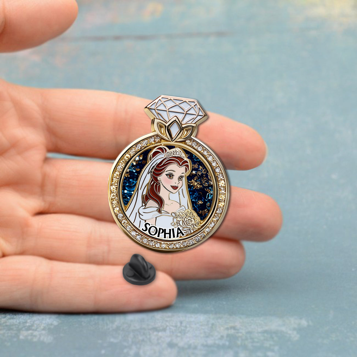 Tale As Old As Time - Personalized Couple Pin