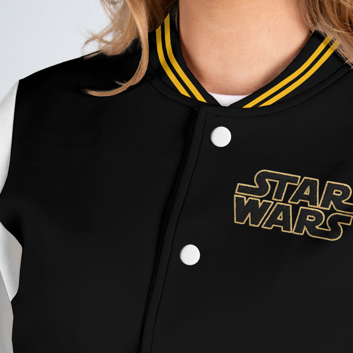 Alphabet Letters - Personalized The Force Varsity Jacket