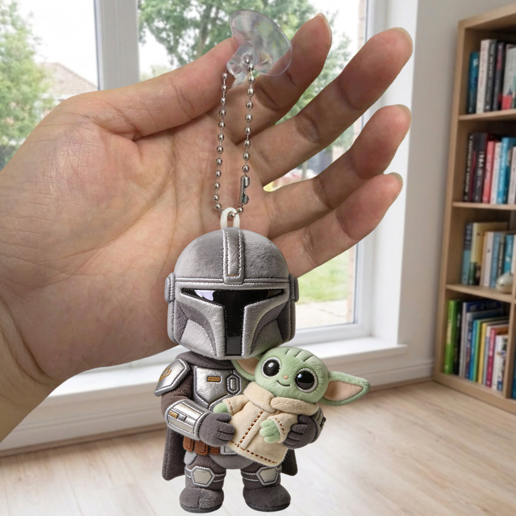 This Is The Way - Personalized The Force Tumbler With Plush Charm