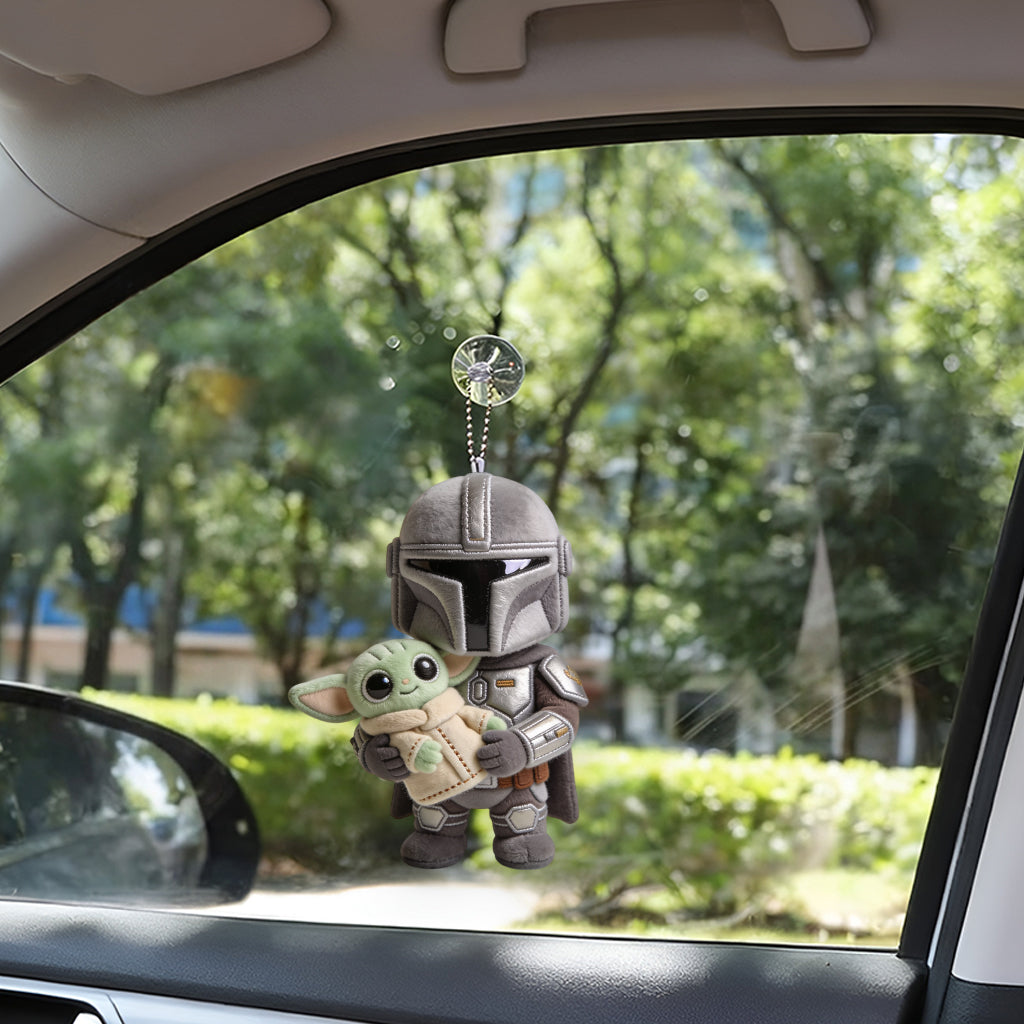 This Is The Way - Personalized The Force Tumbler With Plush Charm