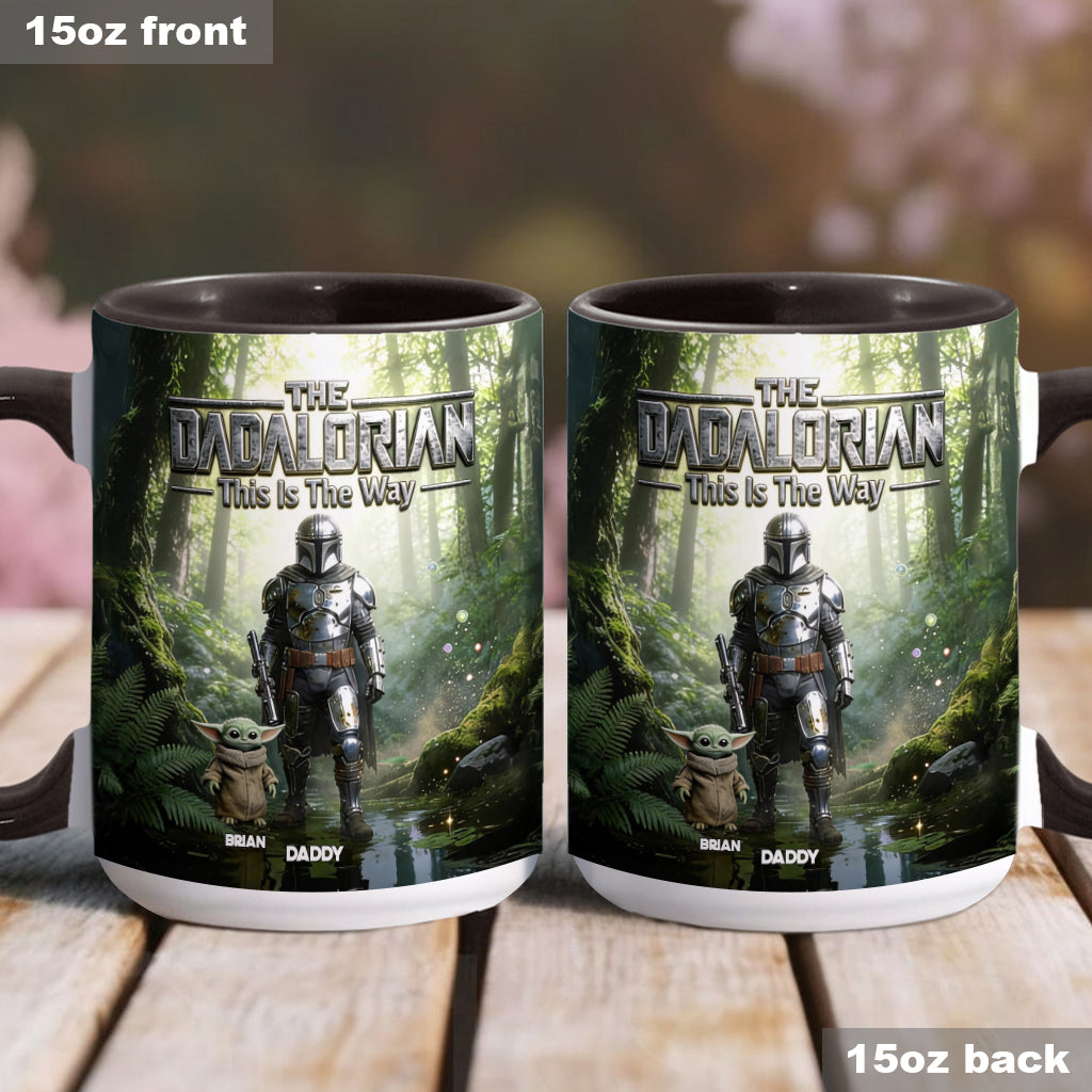 This Is The Way - Personalized The Force Accent Mug & Coaster