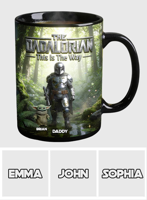 This Is The Way - Personalized The Force Accent Mug & Coaster