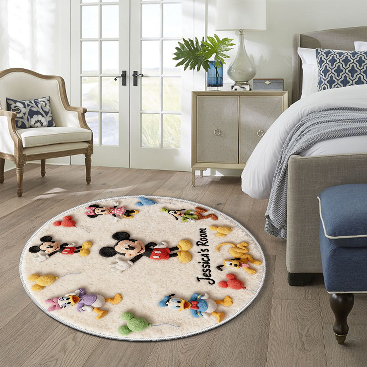 Friends - Personalized Mouse Non-Slip Tufted Rug