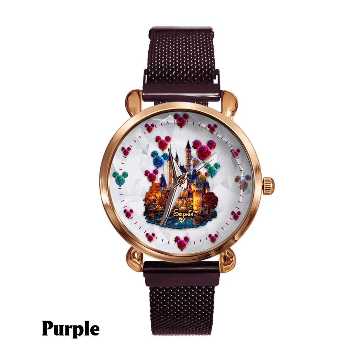 Magical Night - Personalized Mouse Women Hand Watch