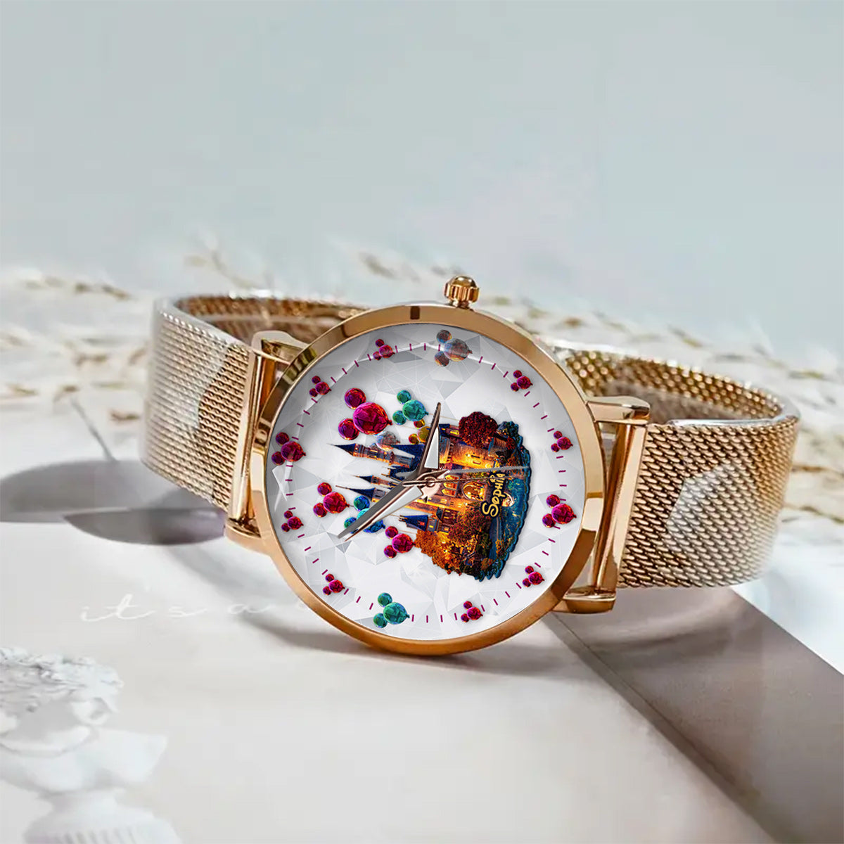 Magical Night - Personalized Mouse Women Hand Watch