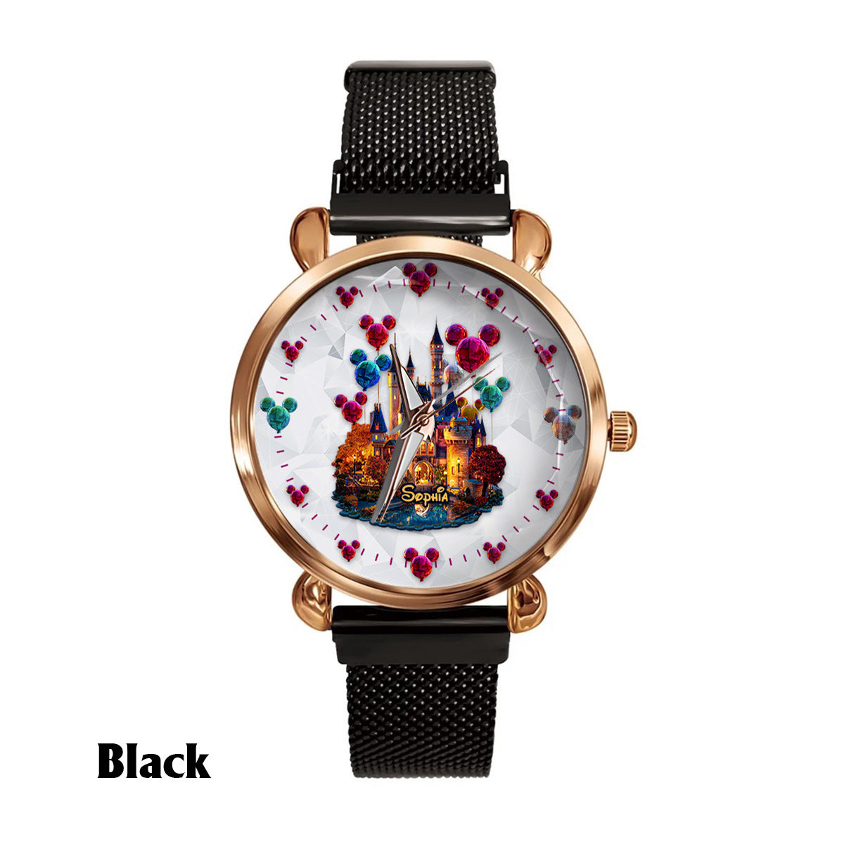Magical Night - Personalized Mouse Women Hand Watch