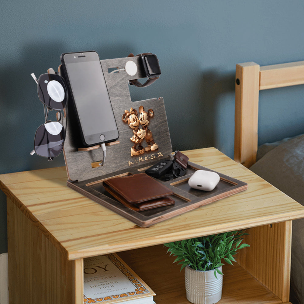 Cute Mouse Couple - Personalized Mouse Docking Station