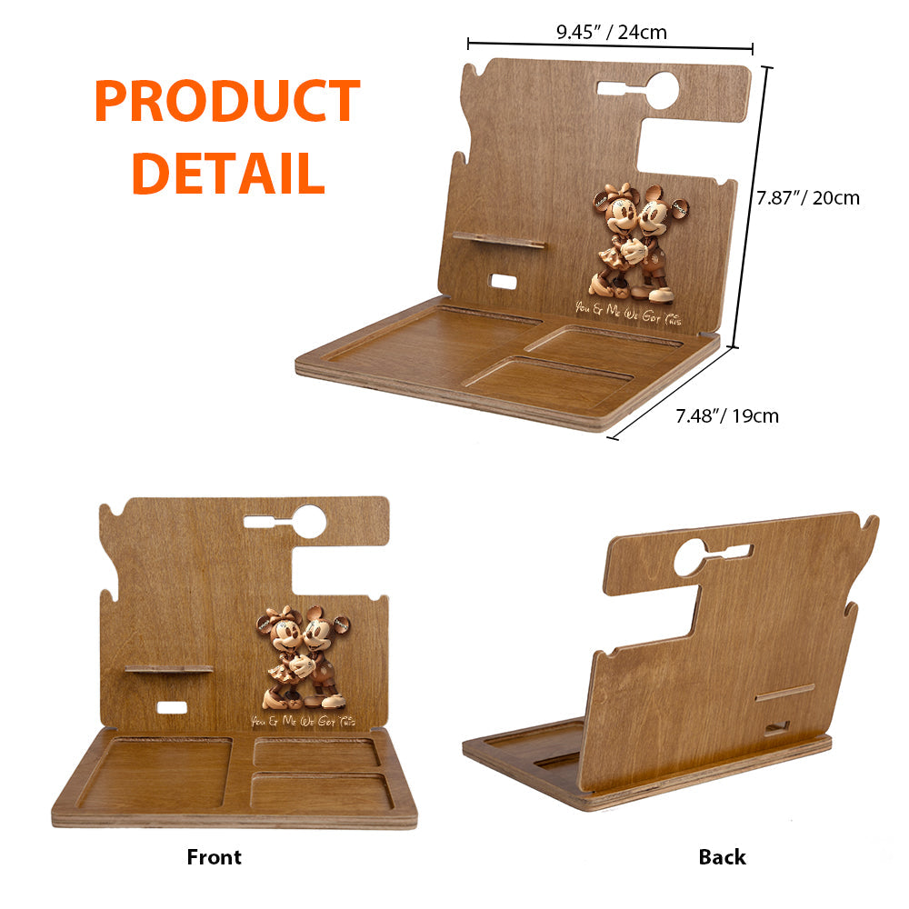 Cute Mouse Couple - Personalized Mouse Docking Station