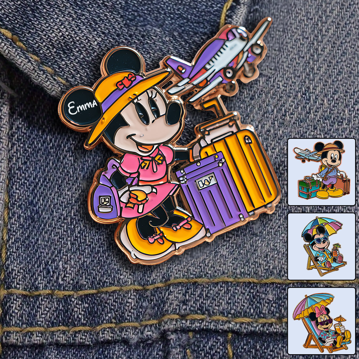 Time To Travel - Personalized Mouse Pin