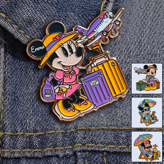 Time To Travel - Personalized Mouse Pin