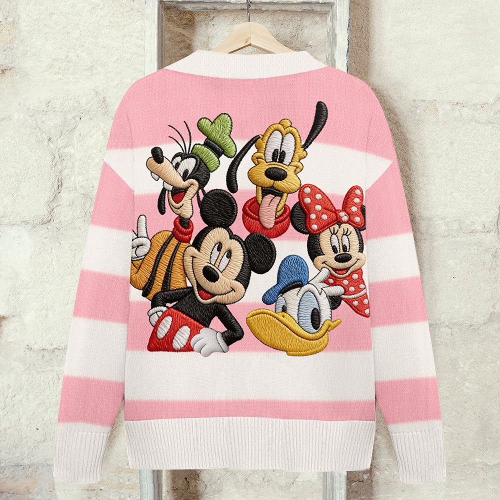 Friends - Personalized Mouse Cardigan Sweater