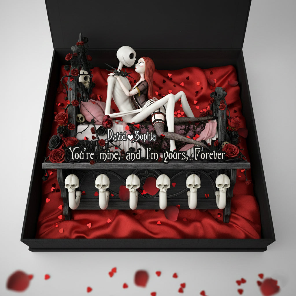 Forever Yours - Personalized Nightmare Shaped Hanging Organizer