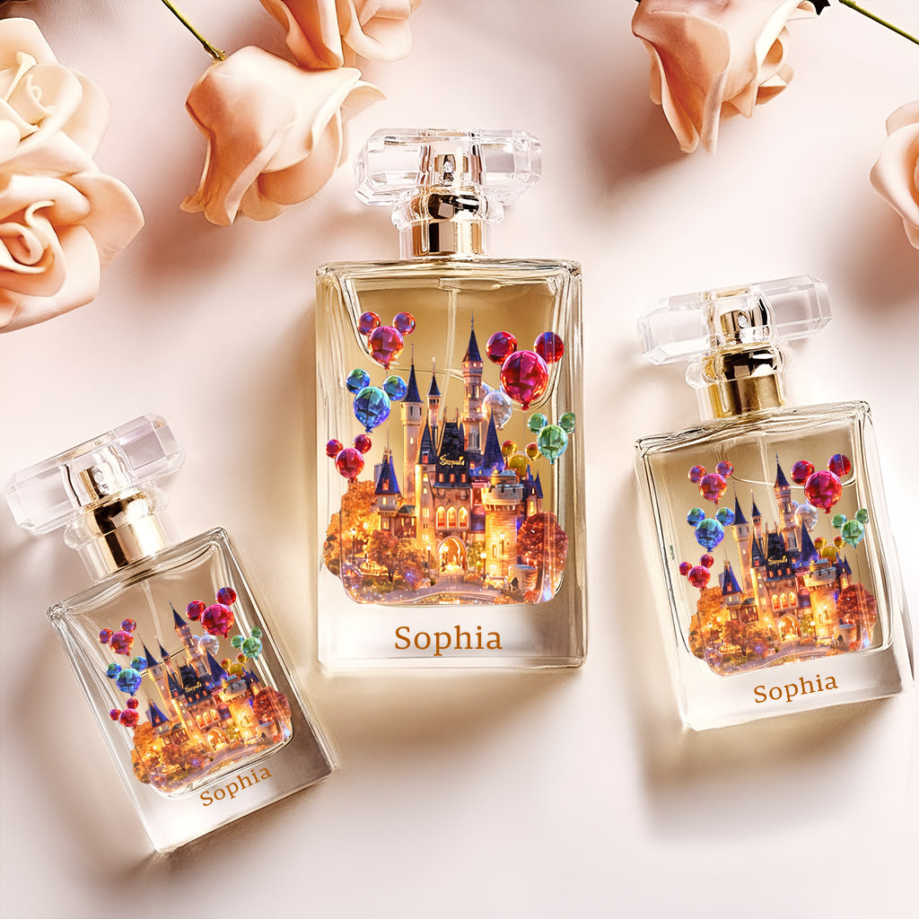 Magical Castle - Personalized Dream Trip Refillable Perfume Bottle