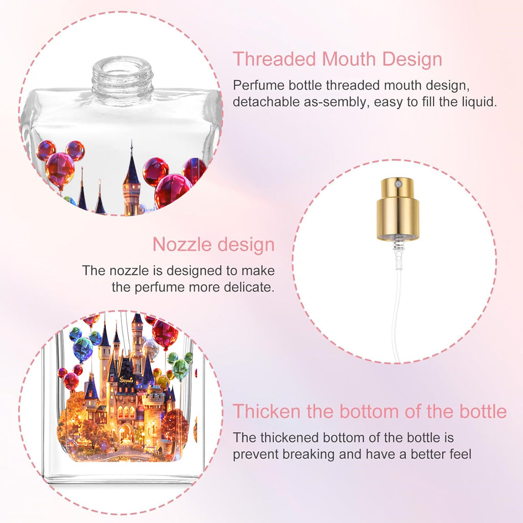 Magical Castle - Personalized Dream Trip Refillable Perfume Bottle