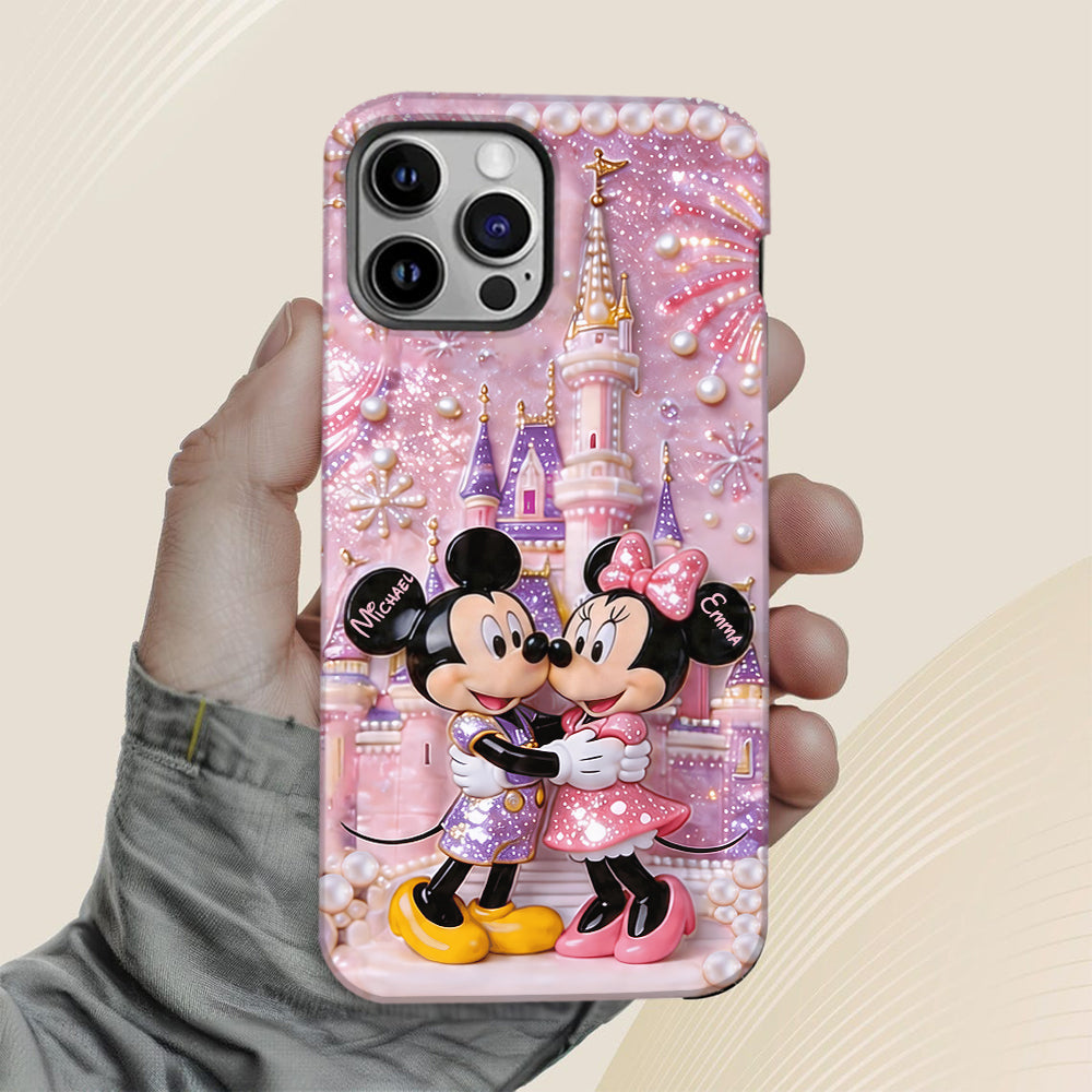 Cartoon Mouse Lovers Gift - Personalized Dream Trip Full Print Phone Case