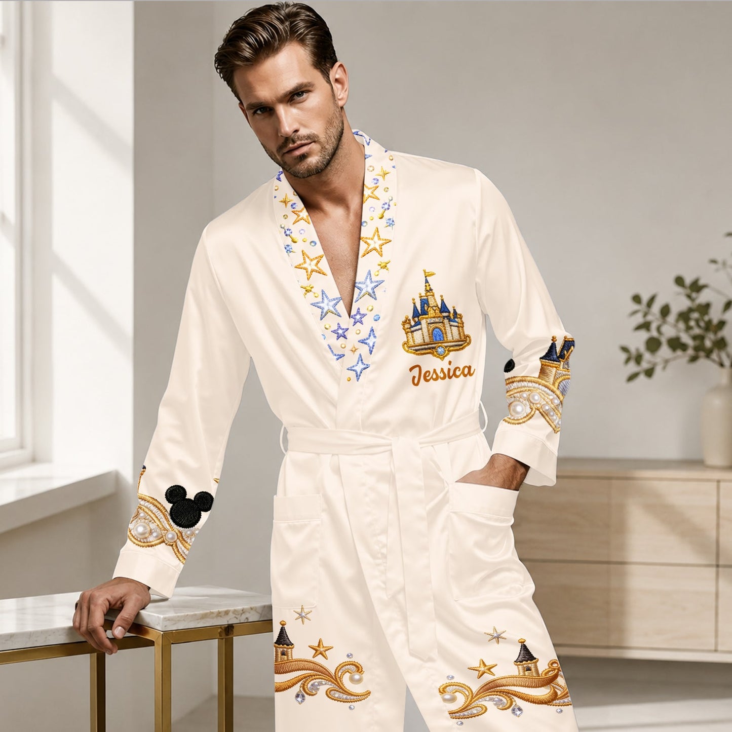 Believe In Magic - Personalized Dream Trip Satin Robe