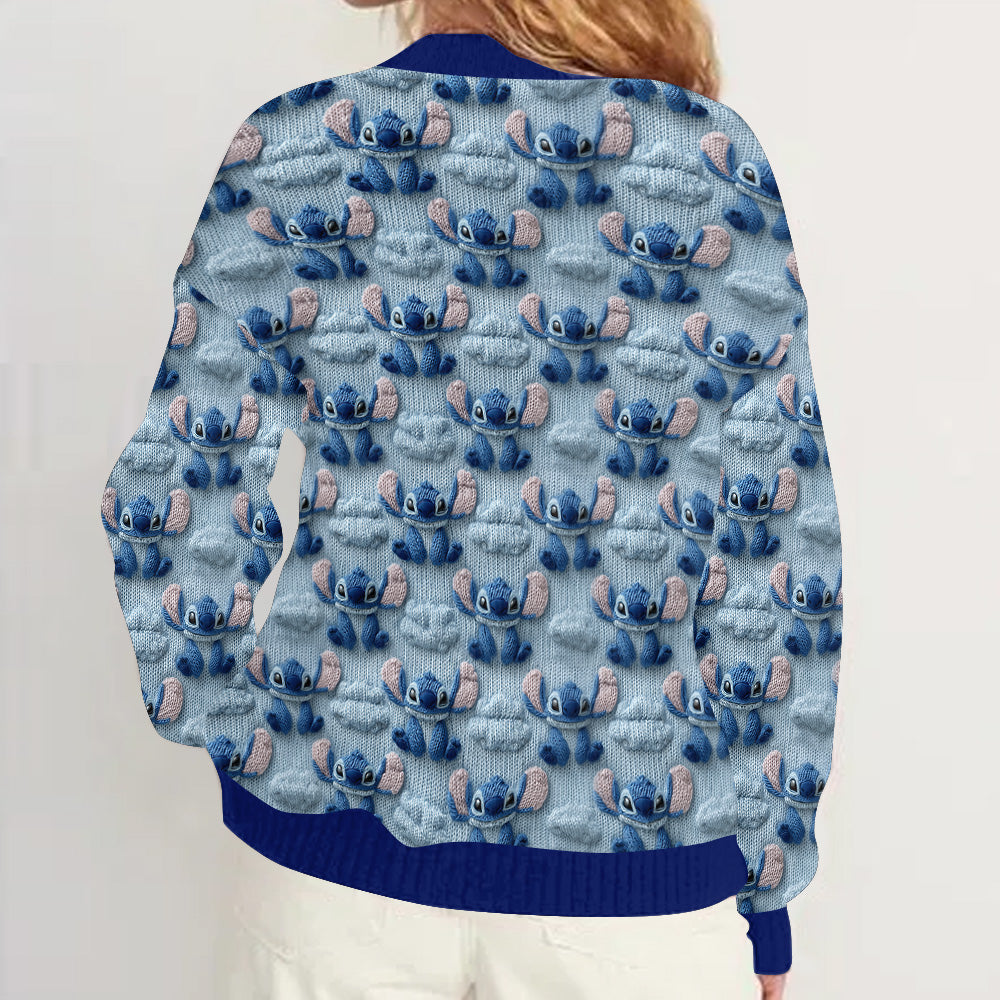 Ohana Means Family - Personalized Ohana Cardigan Sweater