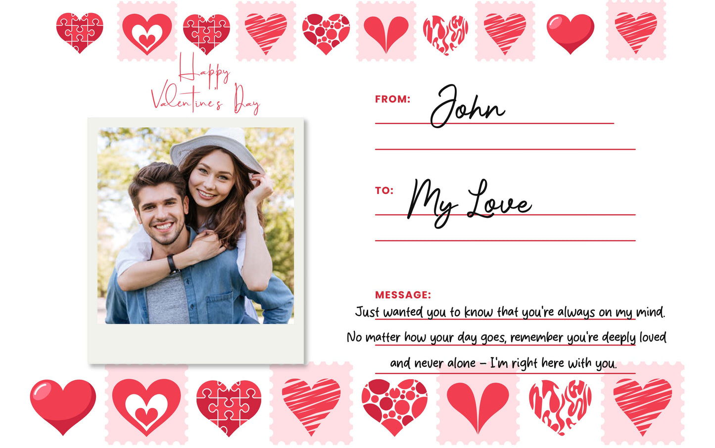 Couple Gift Card - Personalized Digital Gift Card