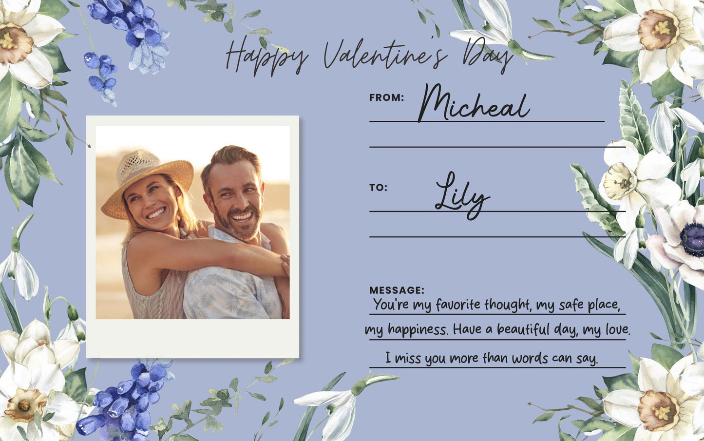 Couple Gift Card - Personalized Digital Gift Card