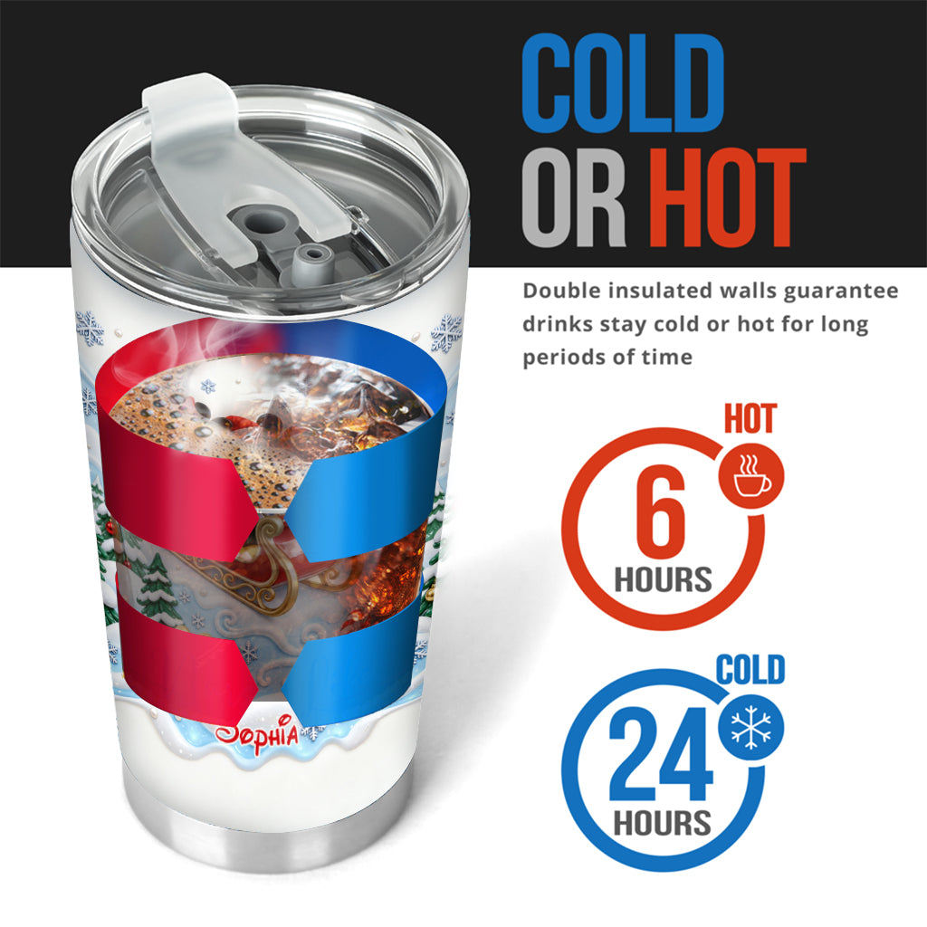Dashing Through The Snow - Personalized Mouse Tumbler