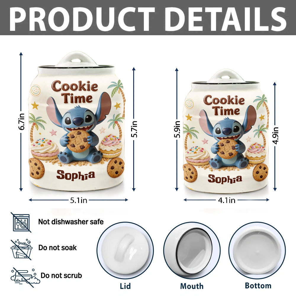 Cookie Time - Personalized Ohana Cookie Jar