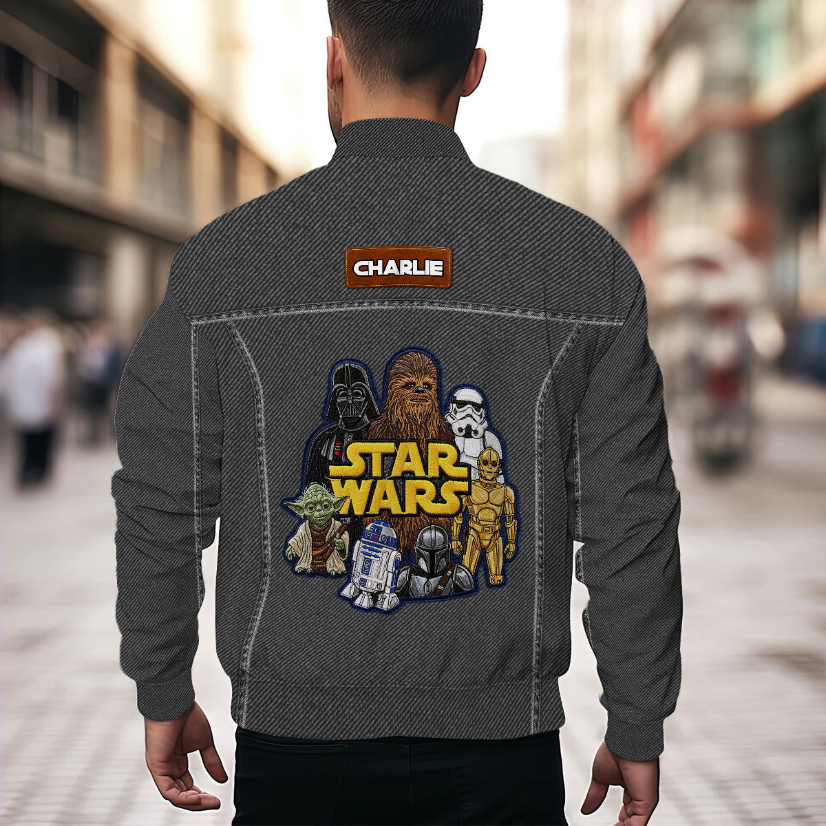 Legend of the Galaxy - Personalized The Force Bomber Jacket