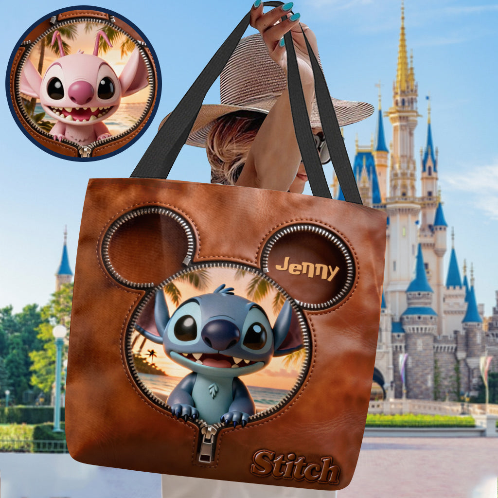 Ohana Means Family - Personalized Ohana Tote Bag