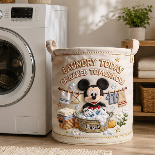 Laundry Today - Personalized Mouse Storage Basket