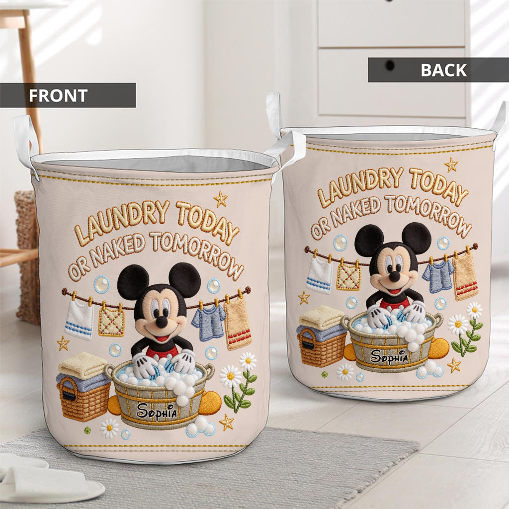 Laundry Today - Personalized Mouse Storage Basket