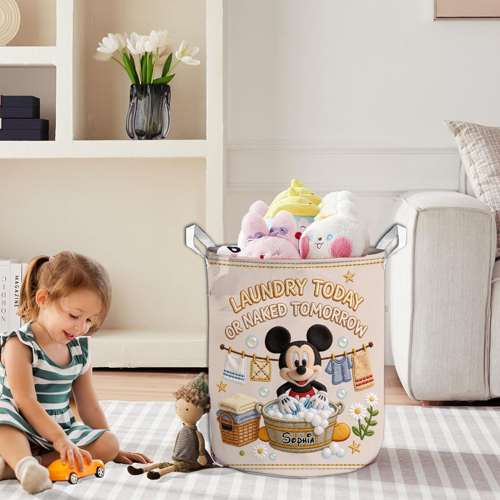 Laundry Today - Personalized Mouse Storage Basket