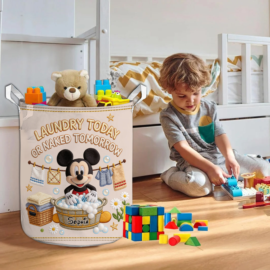 Laundry Today - Personalized Mouse Storage Basket