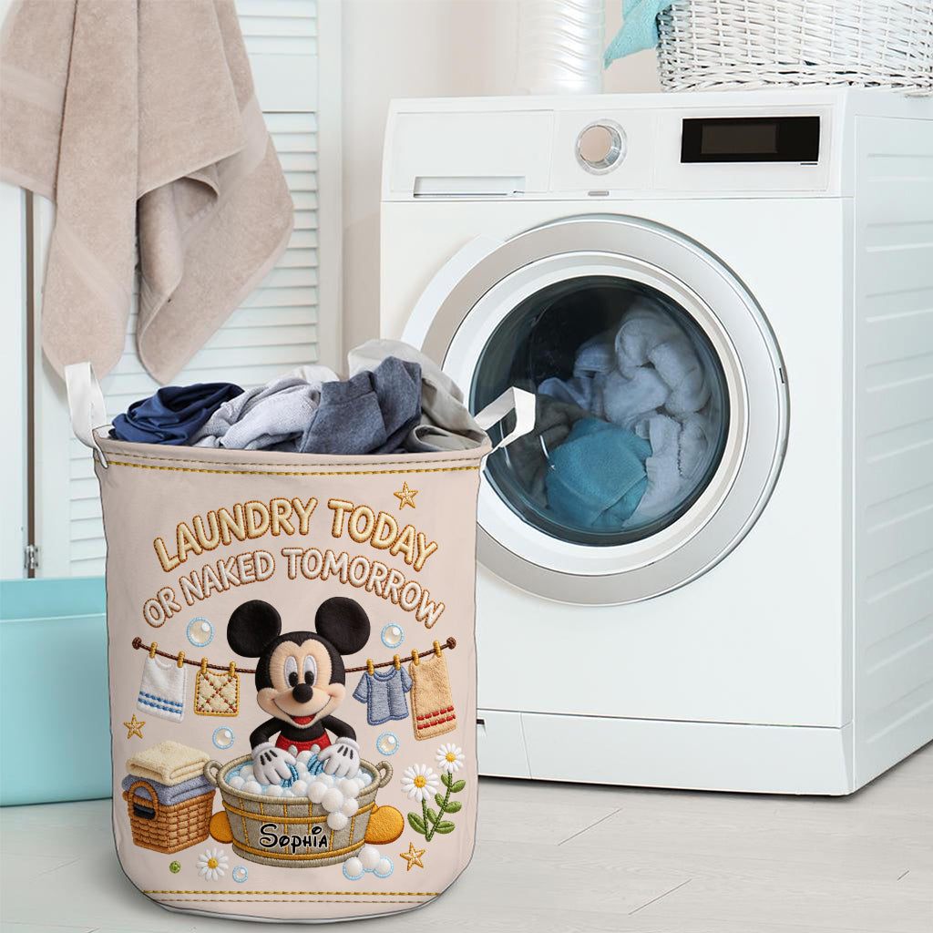 Laundry Today - Personalized Mouse Storage Basket